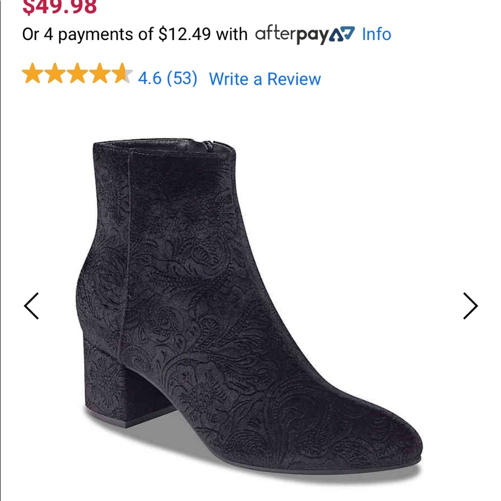 Unisa Caytea Velvet Detail Booties